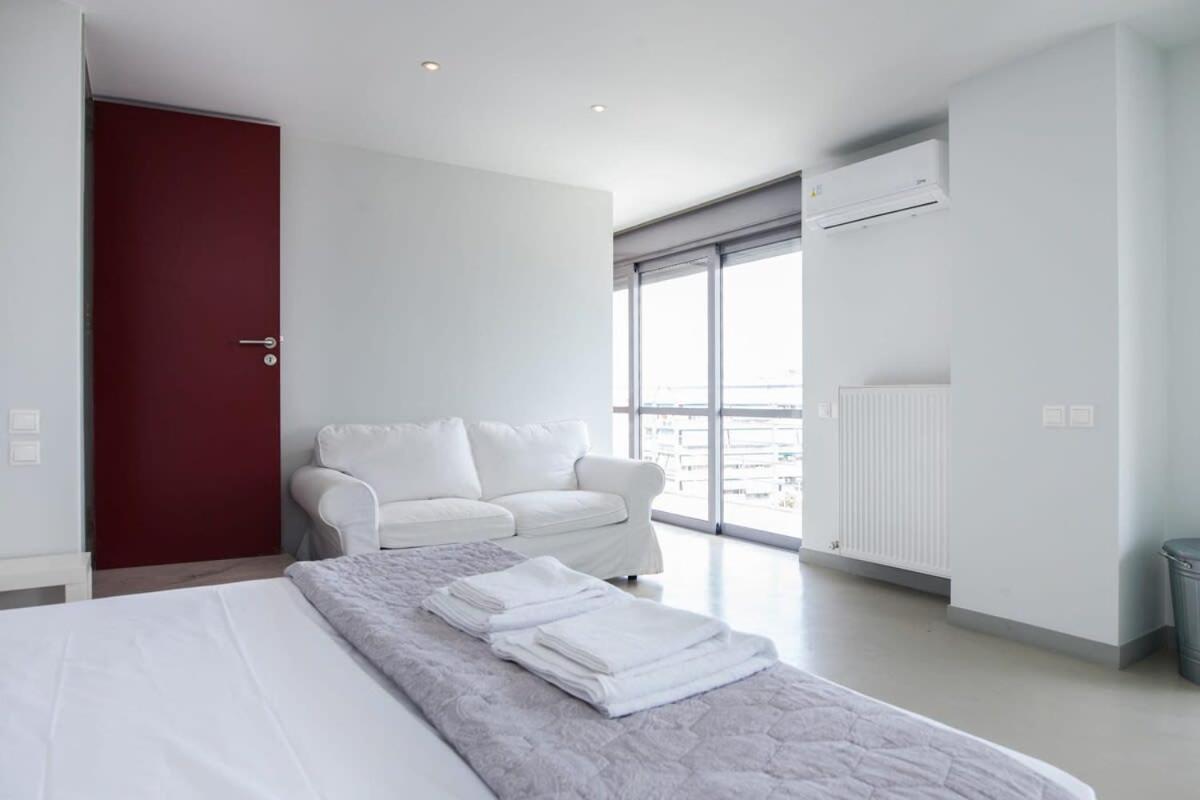 Penthouse With 360 View Of Athens And Private Gym Apartment Екстериор снимка