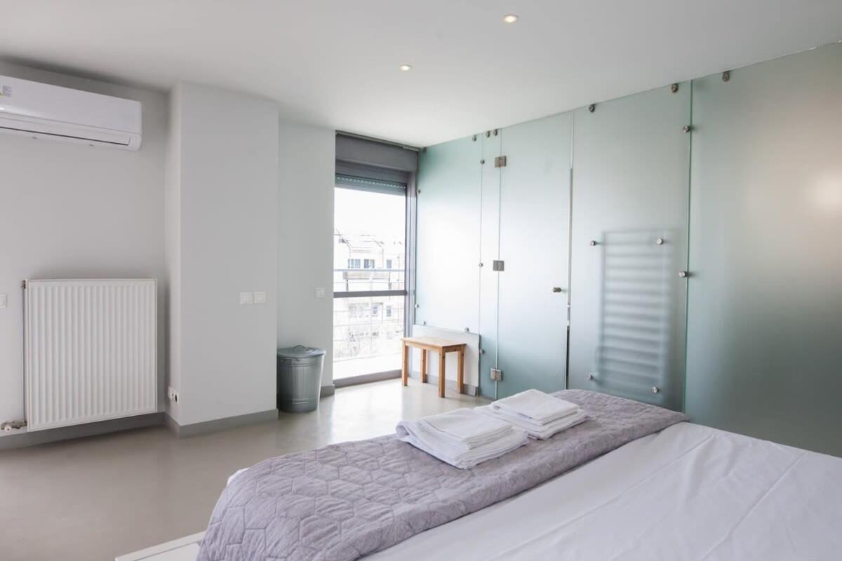 Penthouse With 360 View Of Athens And Private Gym Apartment Екстериор снимка
