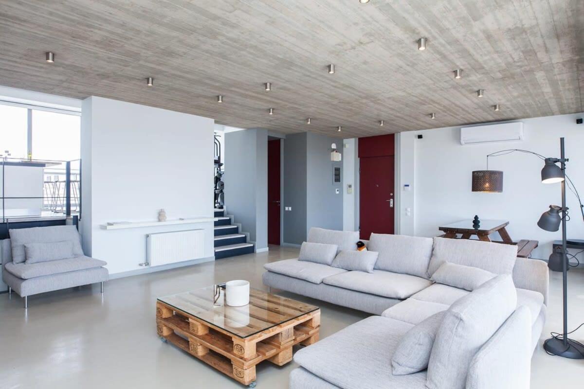 Penthouse With 360 View Of Athens And Private Gym Apartment Екстериор снимка