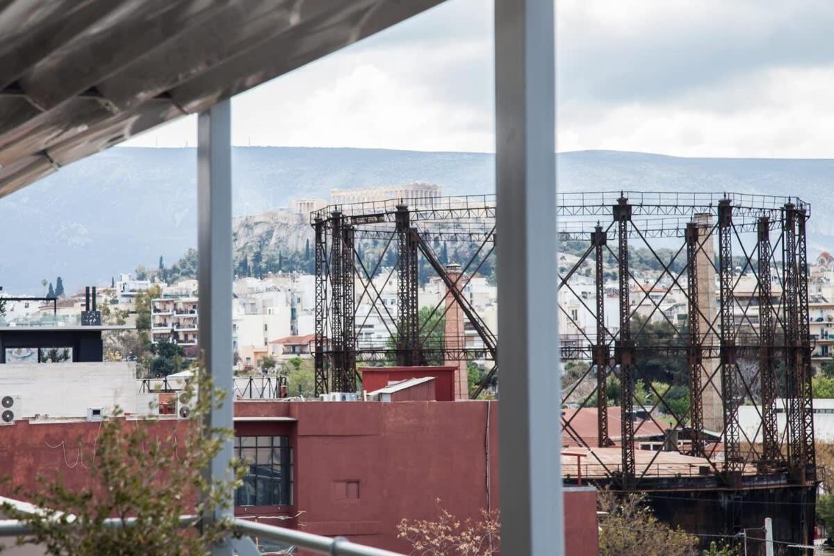 Penthouse With 360 View Of Athens And Private Gym Apartment Екстериор снимка