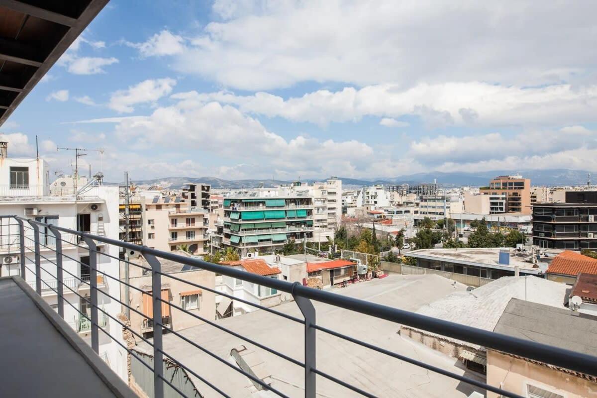 Penthouse With 360 View Of Athens And Private Gym Apartment Екстериор снимка