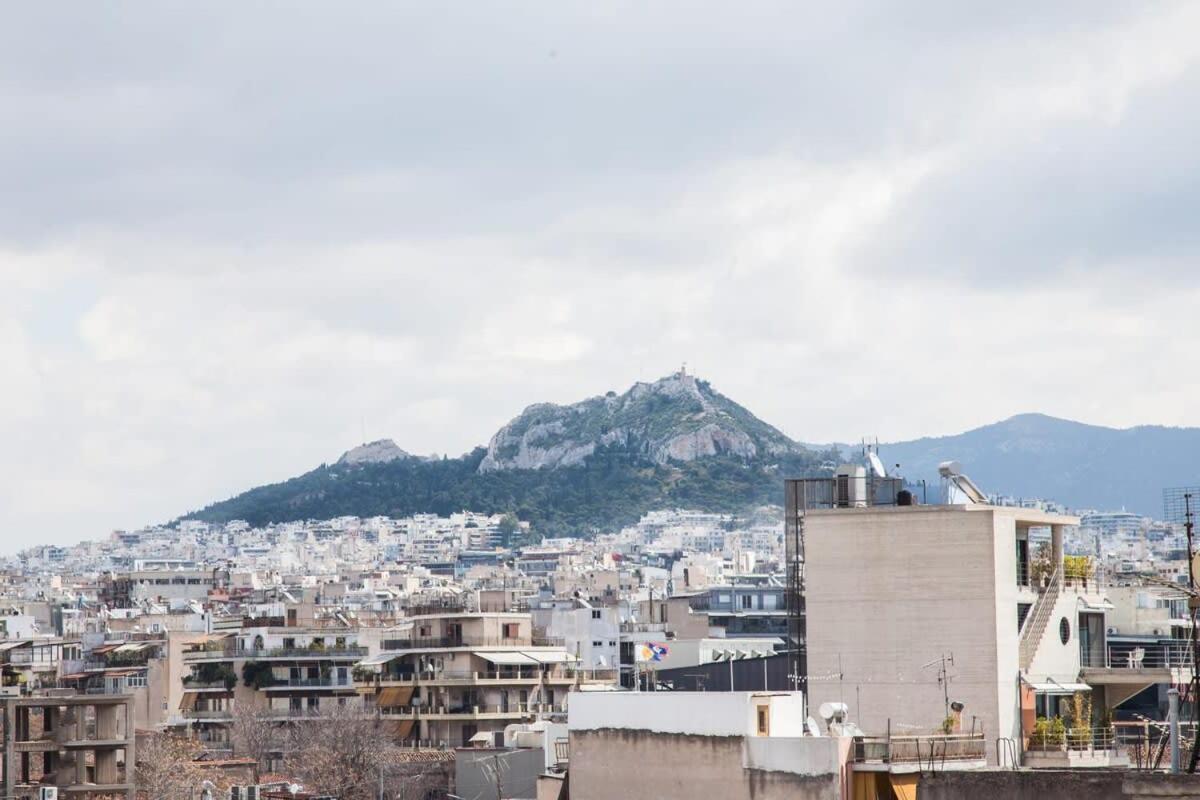 Penthouse With 360 View Of Athens And Private Gym Apartment Екстериор снимка
